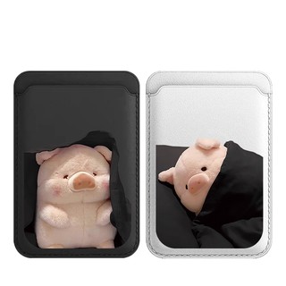 Hộp đựng thẻ ví họa tiết lợn dễ thương cho iPhone 15pro 15promax 14 promax 14promax 14 pro 16 16plus 16 Pro Max 17 pro 17promax 17air