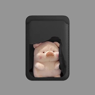 Hộp đựng thẻ ví họa tiết lợn dễ thương cho iPhone 15pro 15promax 14 promax 14promax 14 pro 16 16plus 16 Pro Max 17 pro 17promax 17air