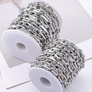 Bán buôn dây thép không gỉ hình bầu dục mài, phù hợp cho đồ trang sức thủ công