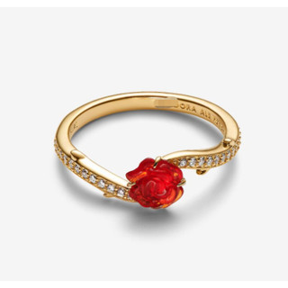 Nhẫn hoa hồng quyến rũ, phong cách cổ điển từ bộ phim Beauty and the Beast của Disney