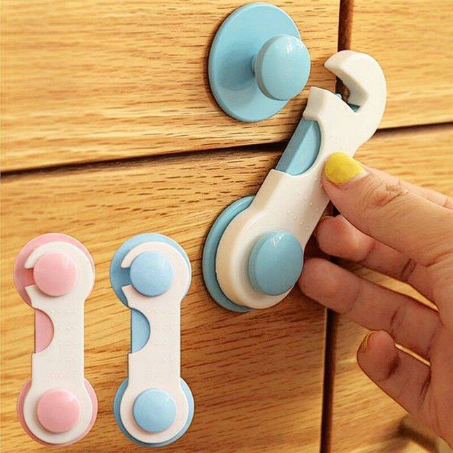 Khóa An Toàn Cho Bé Lưu Trữ Trẻ Em Cửa Tủ Dính Tủ Khóa Trẻ Em Trẻ Em Bảo Vệ An Ninh Cho Trẻ Tập Đi Tủ Quần Áo Trẻ Em Ngăn Kéo Cửa Đa Năng Chặn Cửa Chống Kẹp