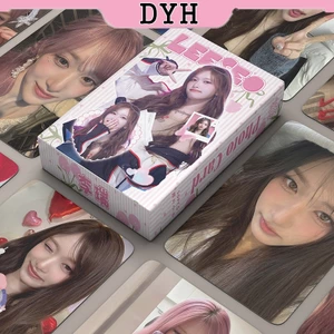 50 Cái / hộp IVE Leeseo Laser Card Photocards Holographic LOMO Card KPOP Album