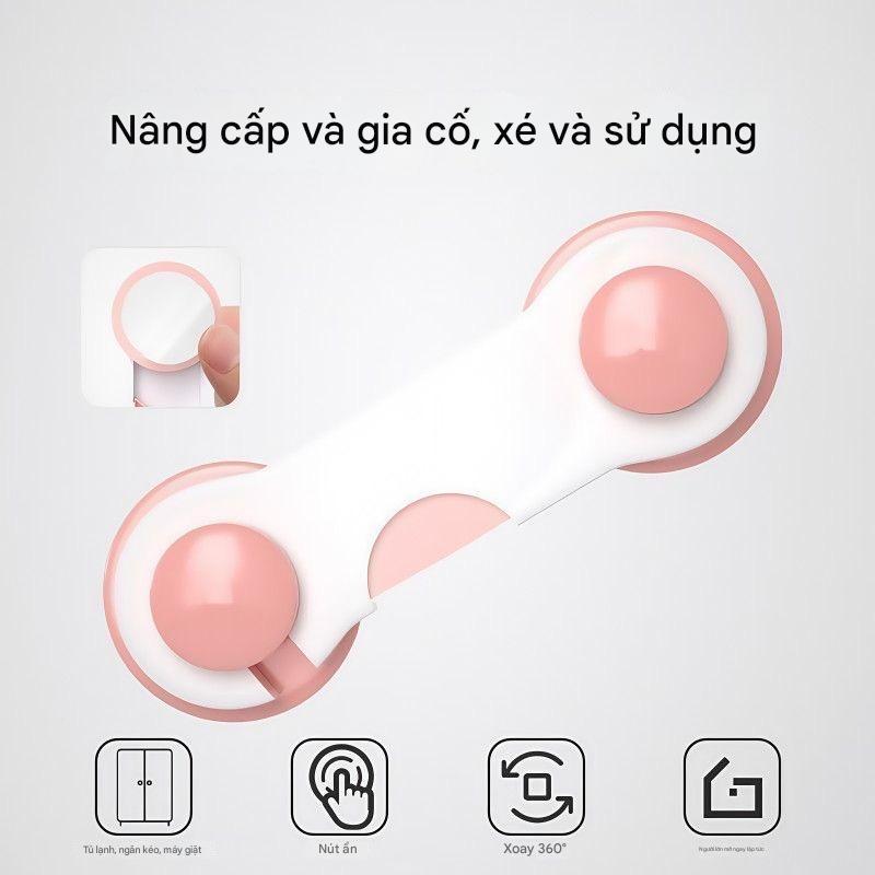 Khóa An Toàn Cho Bé Lưu Trữ Trẻ Em Cửa Tủ Dính Tủ Khóa Trẻ Em Trẻ Em Bảo Vệ An Ninh Cho Trẻ Tập Đi Tủ Quần Áo Trẻ Em Ngăn Kéo Cửa Đa Năng Chặn Cửa Chống Kẹp