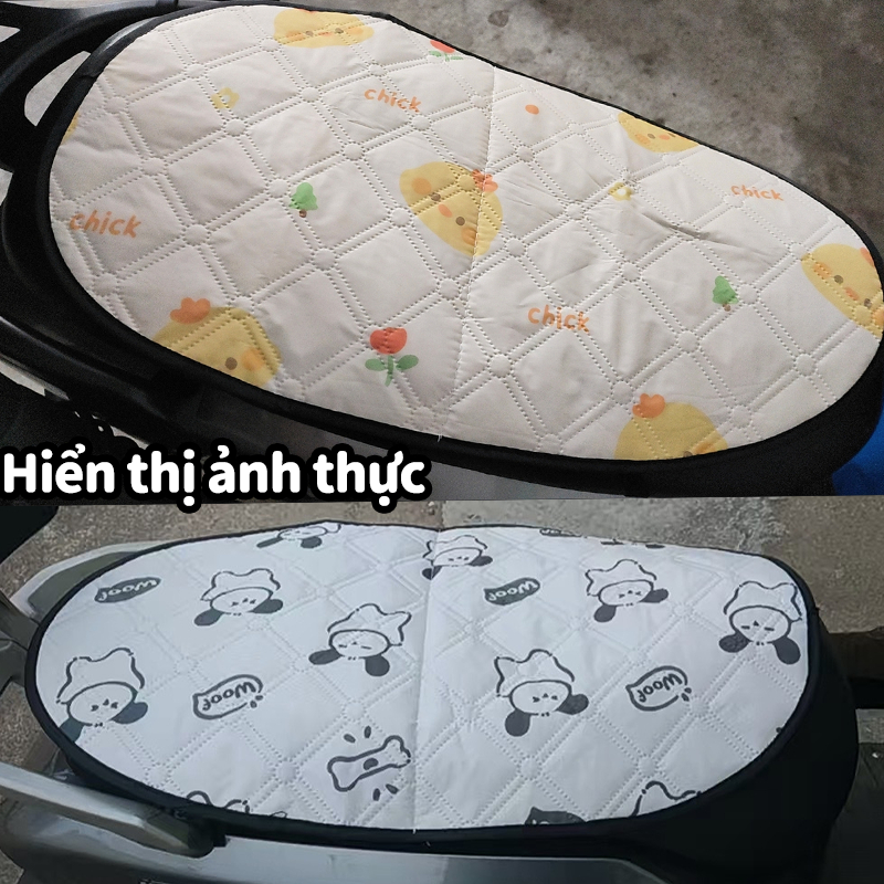 Senior Tấm Phủ Che Nắng Xe Máy  -  nệm lót yên xe máy chống ê mông, vỏ yên xe đạp điện đậy xe máy chống nắng，bạt che xe máy