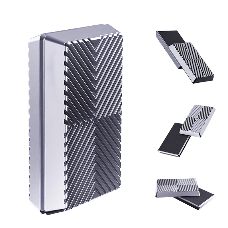1 Thanh trượt Fidget, Đồ chơi Fidget bằng kim loại Người lớn-Hoạt động trơn tru với âm thanh mê hoặc, ADHD giảm căng thẳng & lo âu, Đồ chơi để bàn bỏ túi bền bỉ, dành cho bạn bè, Hoàn hảo cho văn phòng, gia đình và