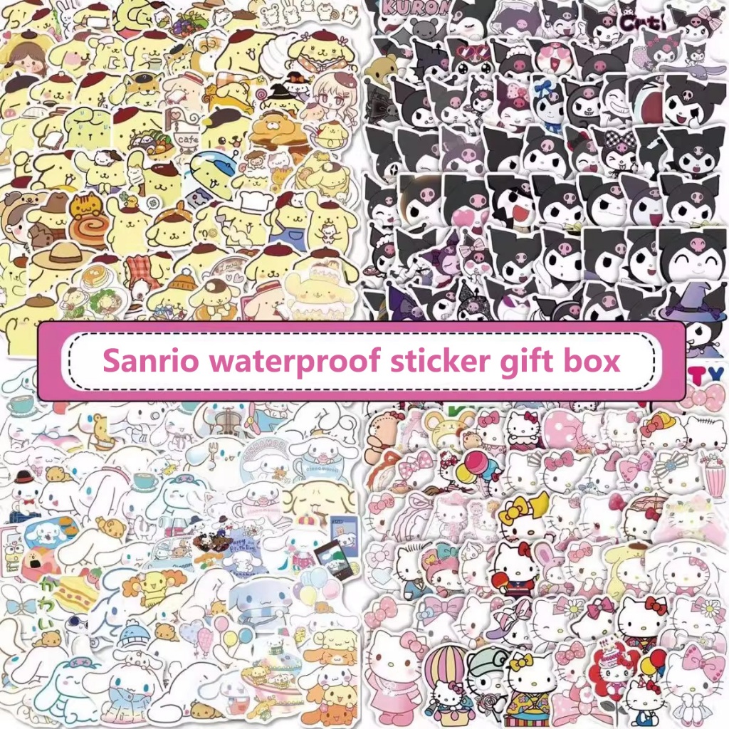 Combo Sticker Sanrio 63 Tờ - Dán Sổ, Điện Thoại Chống Nước+TẶNG KIT DIY ...