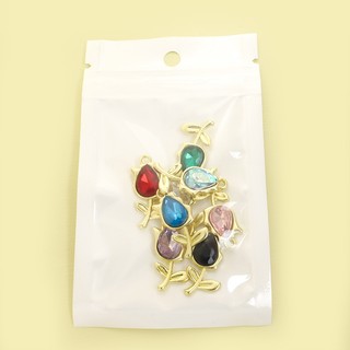 10 Chiếc Đầy Màu Sắc Kim Cương Giả Inlay Tulip Charms, 8 Màu Hoa Thiết Kế Mặt Dây Chuyền Hợp Kim Cho DIY Vòng Cổ Thanh Lịch Vòng Tay Bông Tai - Quà Tặng Lý Tưởng Cho Nữ Vào Ngày Lễ Tình Nhân Ngày Của Mẹ