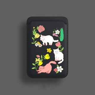 Hoa Mèo Họa Tiết Ví Đựng Thẻ Cho iPhone 15pro 15promax 14 14promax 14 pro 16 16plus 16 Pro Max 17 17promax 17air