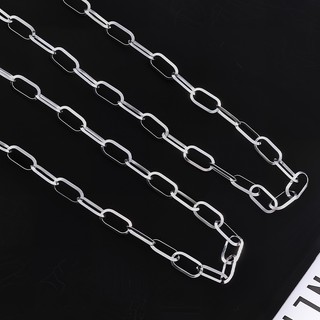 Bán buôn dây chuyền thép không gỉ hình bầu dục, phụ kiện trang sức không phai màu, chống nước