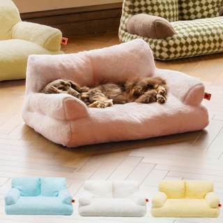 Giường cho mèo cho mèo trong nhà, Giường cho chó có thể giặt được cho chó và mèo nhỏ có nắp đậy có thể tháo rời, Ghế cho mèo lông tơ có đáy chống trượt
