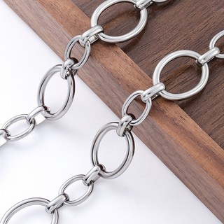 Dây xích lớn hình bầu dục 3:1 chống nước, không gây dị ứng, DIY làm vòng tay, vòng cổ