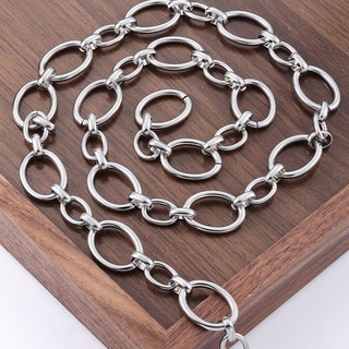 Dây xích lớn hình bầu dục 3:1 chống nước, không gây dị ứng, DIY làm vòng tay, vòng cổ