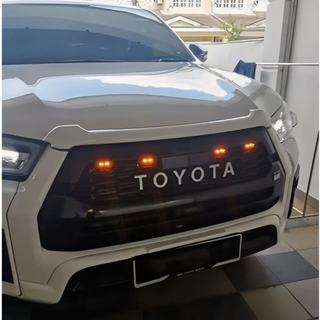 Đèn LED Lưới Tản Nhiệt Trước Cho Xe Toyota HiLux revo Đèn Chạy Ban Ngày Bánh Xe Lông Mày Đèn Cho Xe Bán Tải Offroad 12V