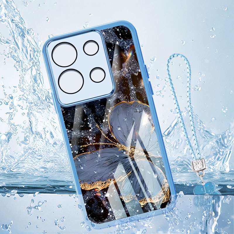 YBD Trong Suốt Ốp Lưng Điện Thoại Infinix Note 30 4G 5G Zero 30 5G Note 40 Pro Plus X6711 X6731 X683B X6716B X6850 X6851 X6851B Da Báo Bướm Niche INS Phong Cách Mới Silicon
