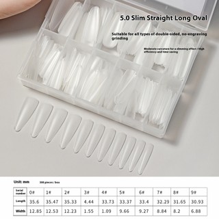 ANNIES Móng Tay Giả Dài Hình Bầu Dục Liền Mạch Miếng Dán Móng Tay Full Miếng Dán Nối Dài Cửa Hàng Móng Tay Chuyên Dụng 300 Chiếc