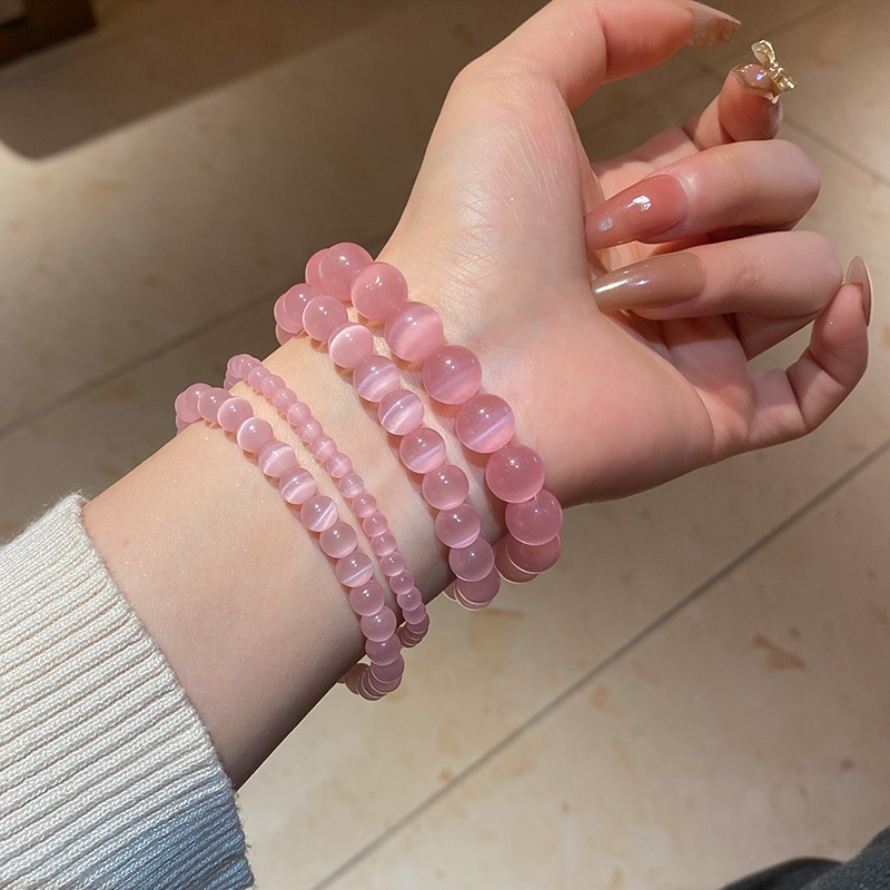 Vòng tay hạt cườm nữ phong cách hàng ngày, phụ kiện tay thanh lịch