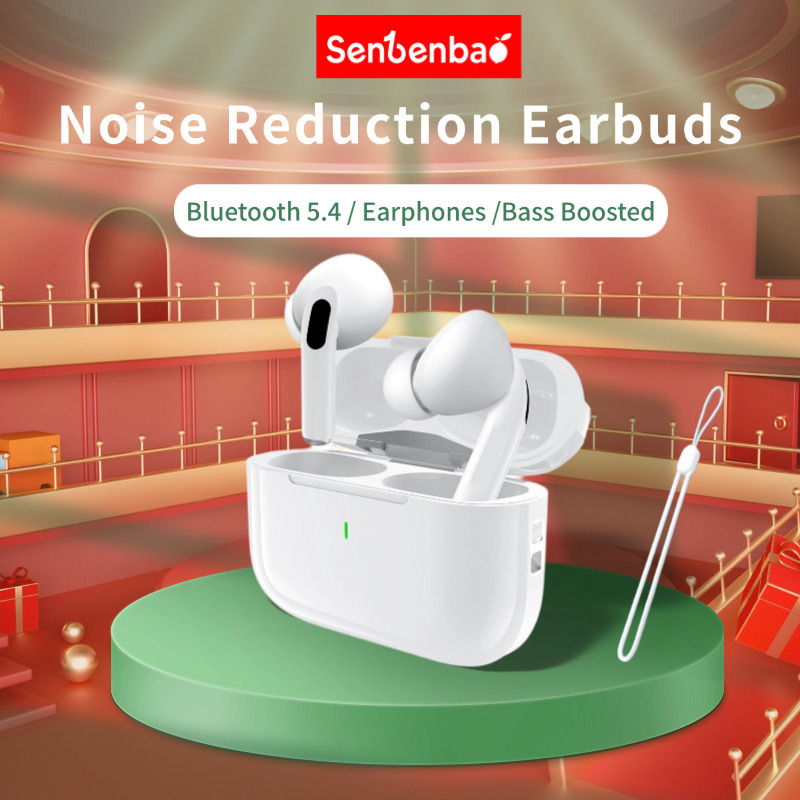 Tai nghe Bluetooth Senbenbao SH77 có âm thanh nổi HD, Mic tích hợp, Bluetooth 5.4, Chất lượng cuộc gọi rõ ràng, Tai nghe MINI