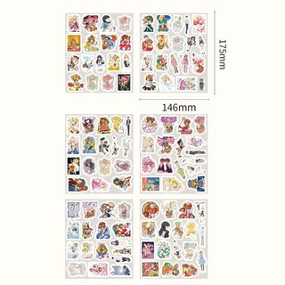 103 Chiếc Kinomoto Sakura Hoạt Hình Miếng Dán Dễ Thương Đề Can DIY Laptop Điện Thoại Đàn Guitar Xe Đạp Miếng Dán Đồ Chơi Trẻ Em