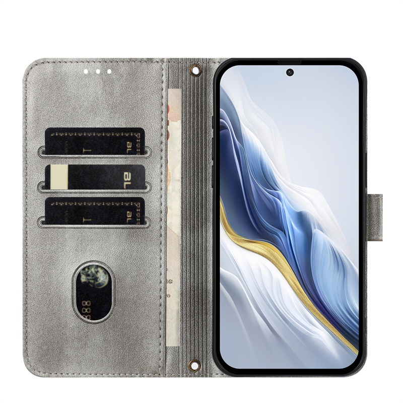 Vỏ Cho Tcl 60 SE Nxtapaper 60R 605 T Phone Pro 5G Ví Da Bỏ Túi Khe Cắm Thẻ Flip Case Cover