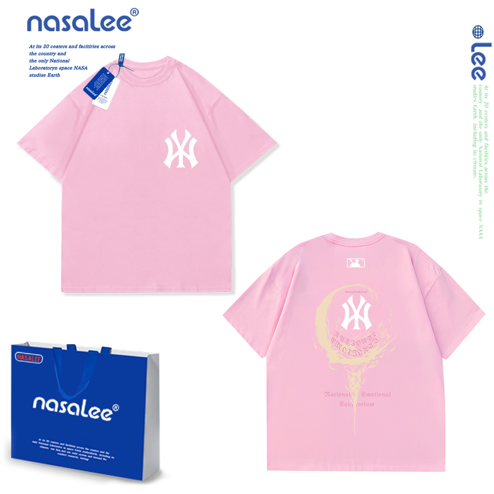 NASA Pure Cotton Tay Ngắn 2024 Phong Cách Mới Trẻ Em Tay Ngắn Mềm Mại Thoải Mái Thời Trang Dễ Thương