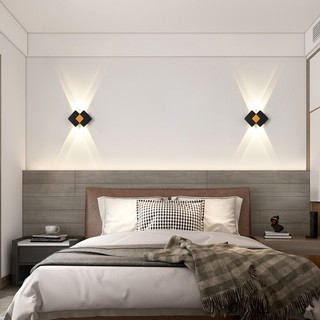 AIMI Đèn Tường Ngoài Trời Ip65 Đèn Tường Led Chống Nước Trang Trí Tường Trong Nhà Thích Hợp Cho Sân Vườn Phòng Ngủ Nhà Hàng Sinh Hoạt