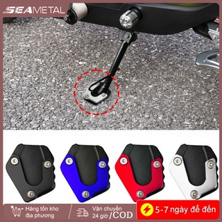 SEAMETAL Xe Máy Chống Trượt Chân Hỗ Trợ Miếng Lót Nhôm Chân Đế Mở Rộng Chân Bên Đứng Phóng To Miếng Lót Xe Máy Phần