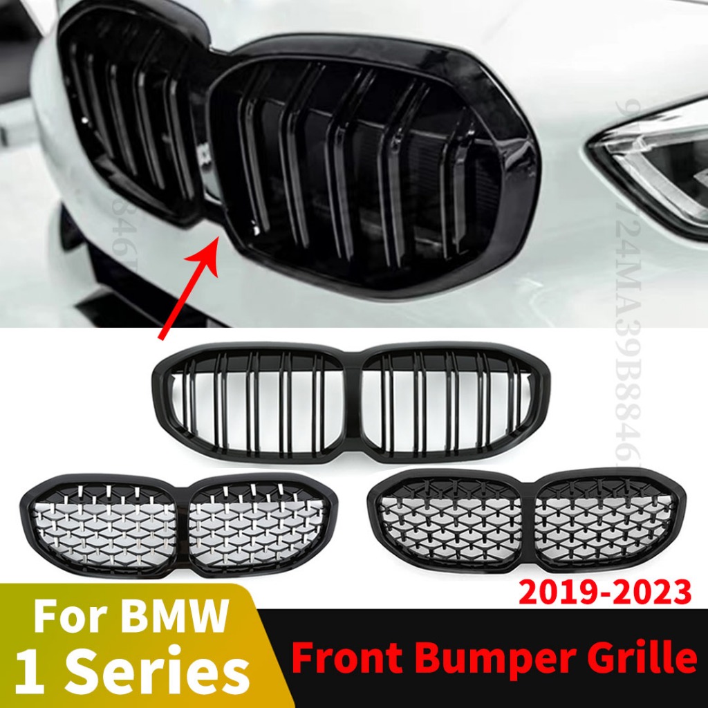 Dành Cho Xe BMW 1 Series F40 2019 2020 2021 2022 2023 128ti M135i 118i Thận Kim Cương Lưới Đầu Vào Trước Lưới Tản Nhiệt Đua Nướng Cơ Thể Bộ Điều Chỉnh Phụ Kiện