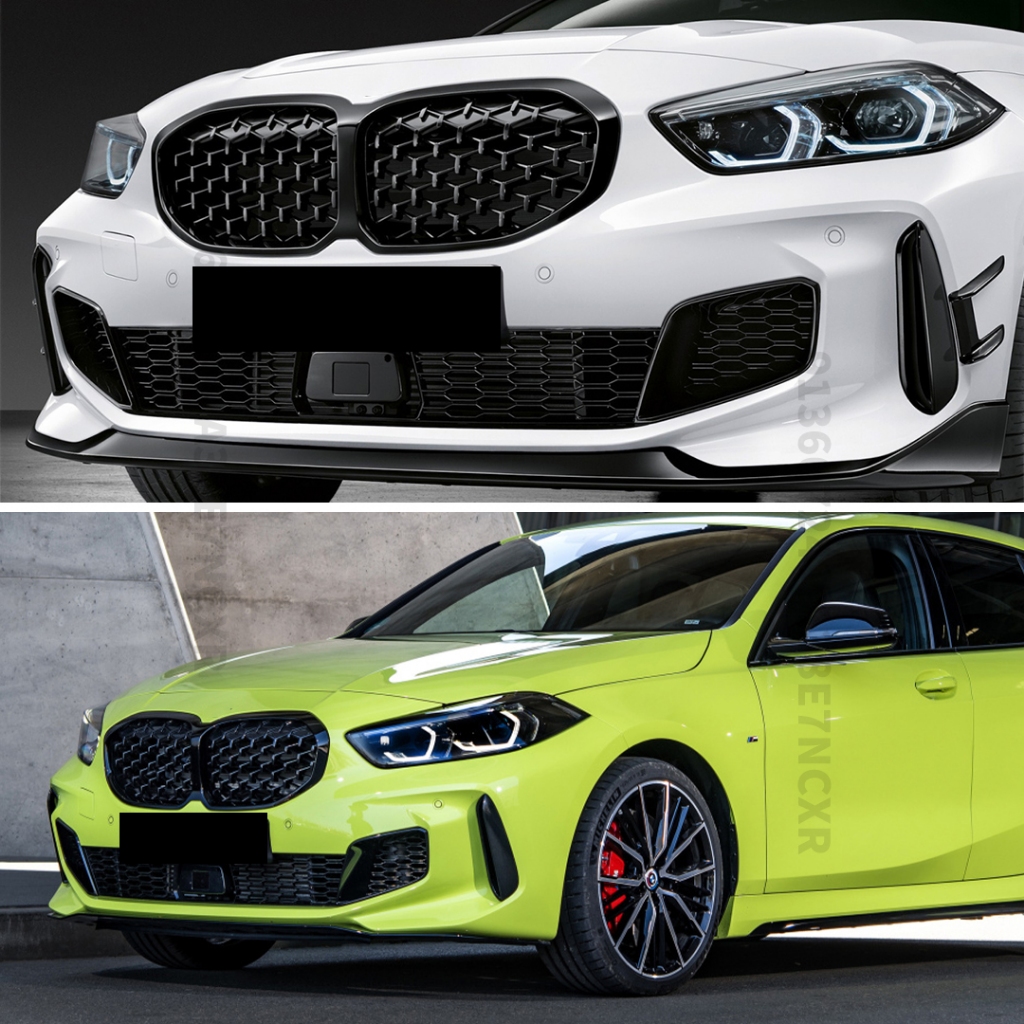 Dành Cho Xe BMW 1 Series F40 2019 2020 2021 2022 2023 128ti M135i 118i Thận Kim Cương Lưới Đầu Vào Trước Lưới Tản Nhiệt Đua Nướng Cơ Thể Bộ Điều Chỉnh Phụ Kiện
