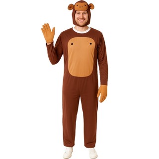 Người Lớn Động Vật Halloween Trang Phục Nam Ngộ nghĩnh Sở Thú Khỉ & Sư Tử Cosplay Phù Hợp Với Lễ Hội Tiệc Sân Khấu Động Vật Linh Vật Trang Phục