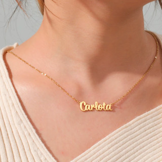 Vòng cổ choker thép không gỉ màu vàng, phù hợp làm trang sức cưới và quà tặng