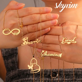 Vòng cổ choker thép không gỉ màu vàng, phù hợp làm trang sức cưới và quà tặng