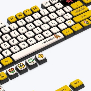 Mario Pudding Keycaps PBT Dye-sub SAX Profile Keycap Custom Keycaps Tương thích với Cherry Gateron MX Switch