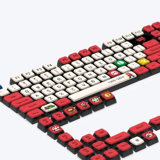 Mario Pudding Keycaps PBT Dye-sub SAX Profile Keycap Custom Keycaps Tương thích với Cherry Gateron MX Switch