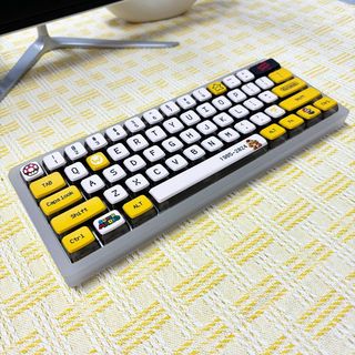 Mario Pudding Keycaps PBT Dye-sub SAX Profile Keycap Custom Keycaps Tương thích với Cherry Gateron MX Switch
