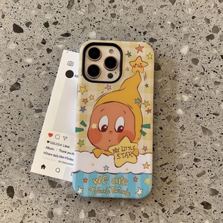 Ốp lưng đứng 2 trong 1 họa tiết ngôi sao ngủ cho iPhone 11 12 Pro 13 Pro Max 15 Pro Max 14 16 Pro 16 Plus 17 Air 17 Pro 17 Pro Max
