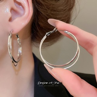 Bông tai kim tròn mịn DREJEW - Thời Trang & Thanh Lịch