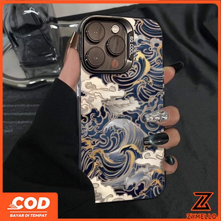 Ốp Lưng Cho OPPO A5X A5 5G A3 A3X A3 Pro A5 Pro A18 A3 A79 A38 A17 A57 A60 A77S A58 A78 A98 A54 A76 A96 A16 A15 A9 2020 A7 A5S A12 Điện Thoại TPU Chống Sốc Sóng Đại Dương Thời Trang C