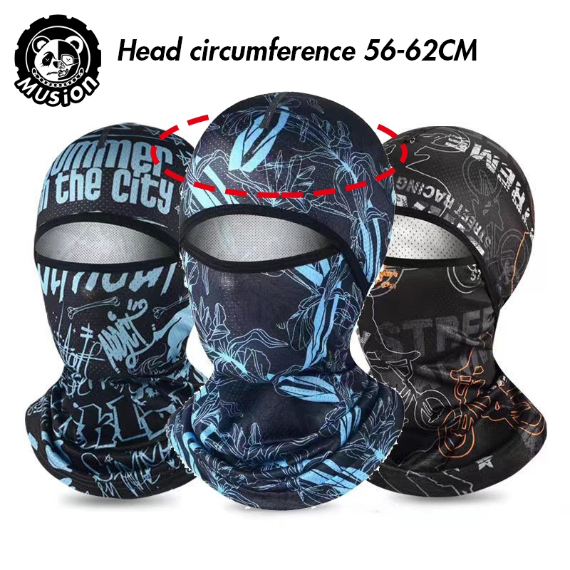 Mũ Musion Balaclava thoáng khí, có kem chống nắng khô nhanh