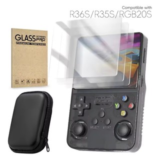 Dành Cho R36S Ốp Lưng Retro Video Game Túi EVA Dành Cho RG35XX R35S Miyoo Mini Plus Được Thành Lập Túi Bảo Vệ