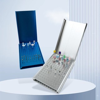 1 Cái Giá Đỡ Bur Nha Khoa 152Holes Endo Hộp Làm Sạch Đứng 135°C Hộp đựng Burs tiệt trùng tự động có thể thu gọn cho Burs Nha khoa cao / thấp