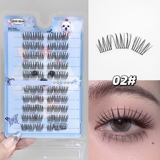 GEGE BEAR Lông Mi Giả Không Keo - Dung Tích Lớn Tự Dính Chống Thấm Nước Tự Nhiên Dày Uốn Kéo Dài Lông Mi Dụng Cụ Làm Đẹp GX3019