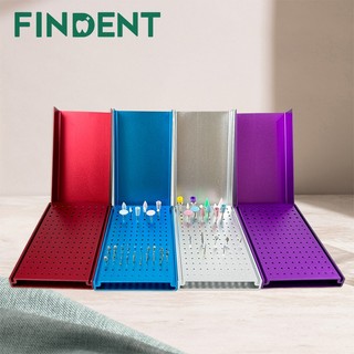 1 Cái Giá Đỡ Bur Nha Khoa 152Holes Endo Hộp Làm Sạch Đứng 135°C Hộp đựng Burs tiệt trùng tự động có thể thu gọn cho Burs Nha khoa cao / thấp