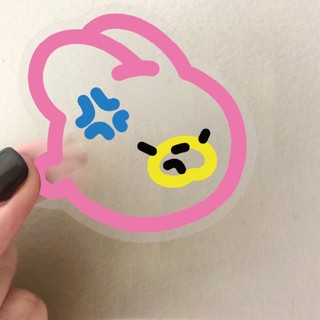 Bộ 50 Bong Bóng Dễ Thương Dán Hoạt Hình PET Đề Can DIY Ván Trượt Xe Chống Thấm Nước Dễ Thương Miếng Dán Quà Tặng