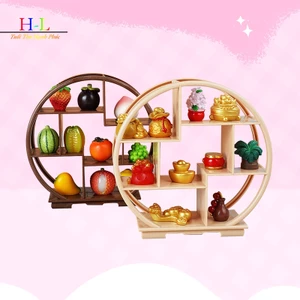 1 Nhà Búp Bê DIY Phụ Kiện Thu Nhỏ Bogu Rỗng Kệ Trưng Bày Giá Để Đồ Mô Hình Cảnh Trang Trí LMWU