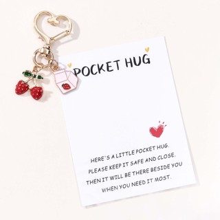 1 Máy Tính Đáng Yêu Dâu Sữa Trái Cây Dễ Thương Plenty Handmade Chìa Khóa Cho Người Bạn Bỏ Túi Ôm Quà Tặng Tốt