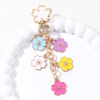 1 Máy Tính Dễ Thương Hoa Anh Đào Hoa Mùa Xuân Men Móc Khóa Cho Bạn Bè Handmade Quà Tặng Tốt