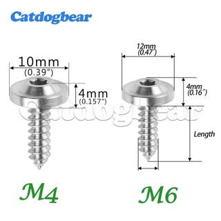 Catdogbear Titan Bu lông M4 / M5 / M6x15 17 20 25mm Vít đầu Torx tự khai thác cho xe đạp Xe máy Xe máy Thuyền Ti Chốt