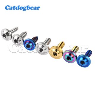 Catdogbear Titan Bu lông M4 / M5 / M6x15 17 20 25mm Vít đầu Torx tự khai thác cho xe đạp Xe máy Xe máy Thuyền Ti Chốt