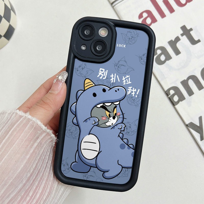 [Phiên bản nâng cấp] Ốp lưng cho Samsung Galaxy S25 S24 S23 S22 S21 S20 Plus Ultra FE M55 M54 M51 A56 A55 A54 A53 A52 A51 A50 A73 A72 A71 Ốp điện thoại mềm Motif Cặp đôi khủng long dễ thương