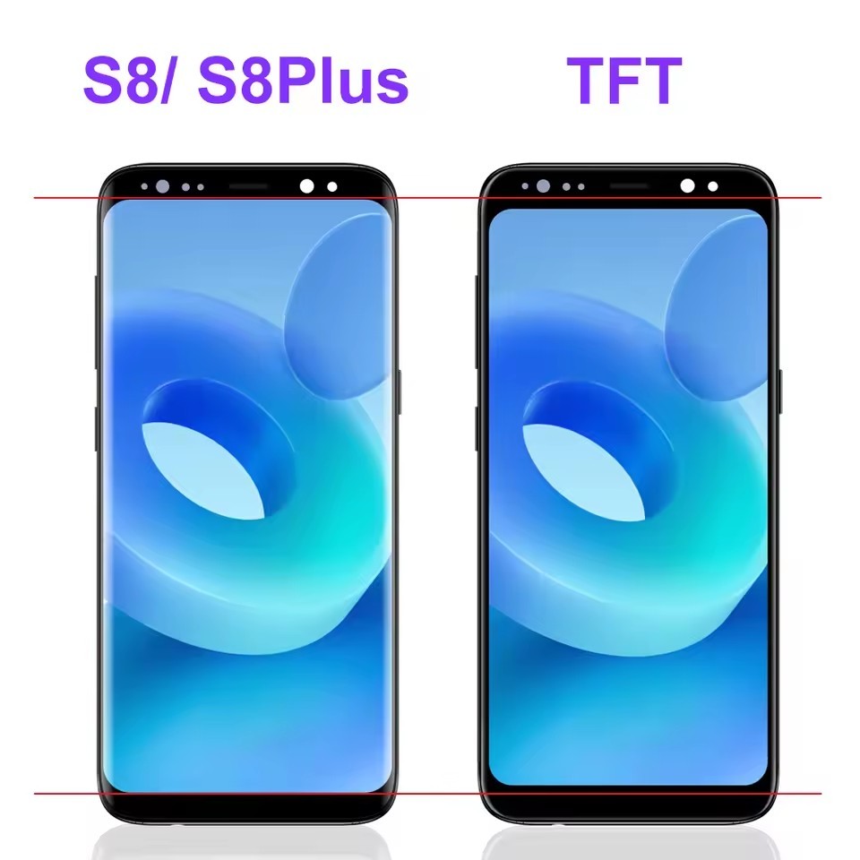 TFT Dành Cho Samsung Galaxy S8 G950F / S8 + G955FLCD Màn Hình Cảm Ứng Có Khung Thay Thế